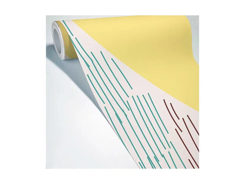 Papier peint panoramique - Jardin Tamisé - Violet - intissé : 150g/m² - 7 lés : 336x270cm