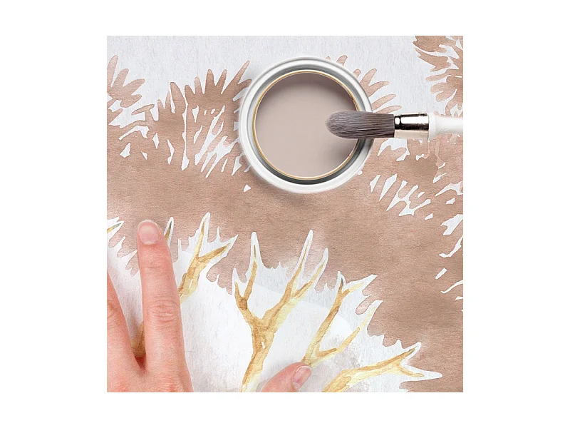 Papier peint panoramique - Calanques - Rouge - intissé : 150g/m² - 7 lés : 336x270cm