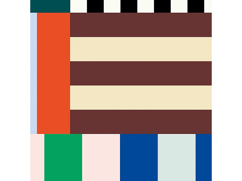 Papier peint panoramique - Tempo - Multicolore - intissé : 150g/m² - 7 lés : 336x270cm