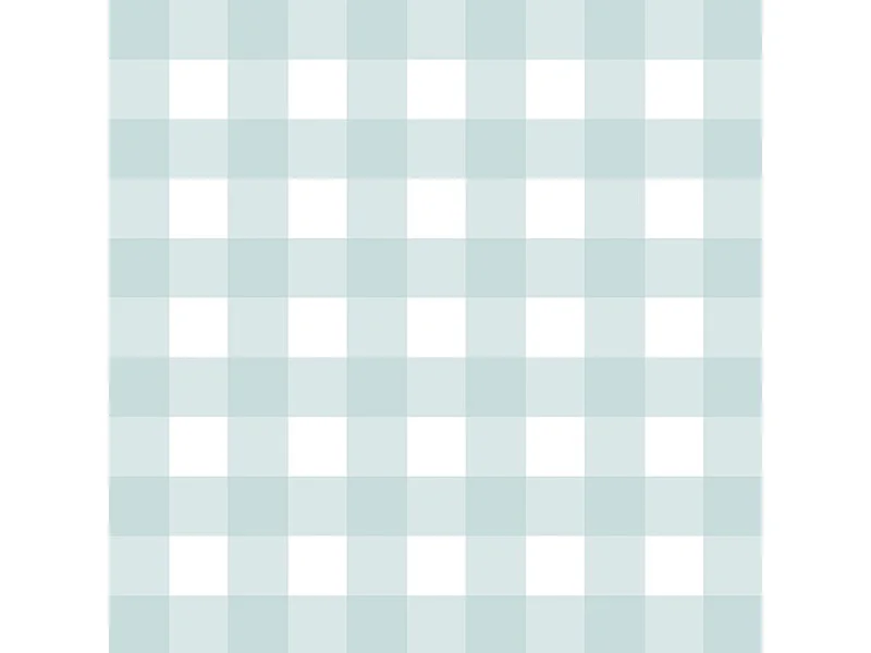 Contremarches adhésives PVC pour escalier - Vichy Bleu - Lot de 5 - 18x100 cm