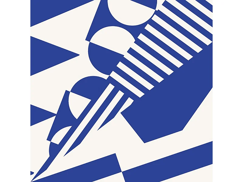 Contremarches adhésives PVC pour escalier - bleu - Lot de 5 (15x100 cm)