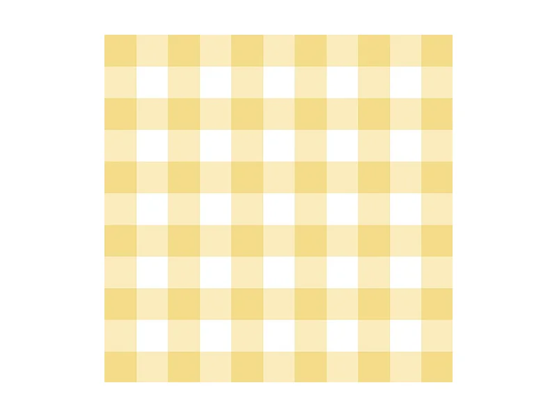 Contremarches adhésives PVC pour escalier - Vichy Jaune - Lot de 5 - 18x100 cm