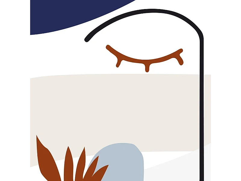 Crédence adhésive pour salle de bain en PVC design bleu 140x30 cm (en 2 bandeaux)