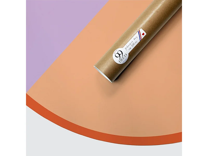 Tête de lit - Duo - intissé 225g/m² - pré-encollé - Orange - 110x160cm