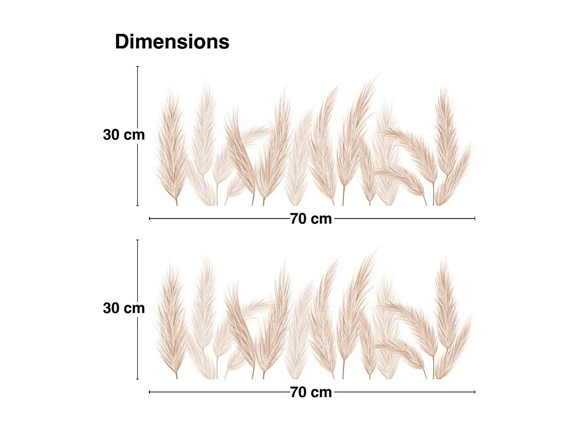 Crédence adhésive pour salle de bain en PVC marron 140x30 cm (en 2 bandeaux)