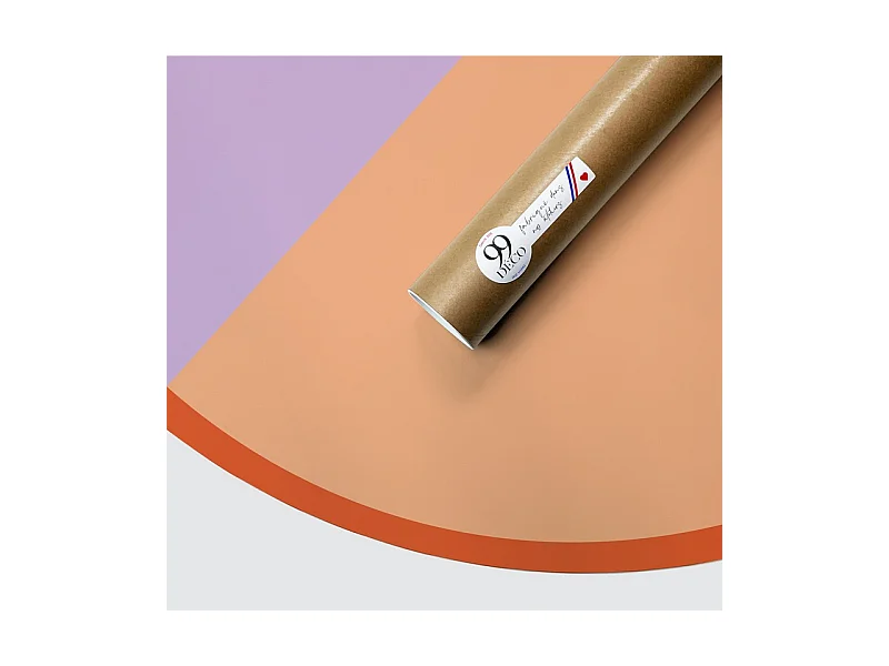 Tête de lit - Duo - intissé 225g/m² - pré-encollé - Orange - 110x180cm