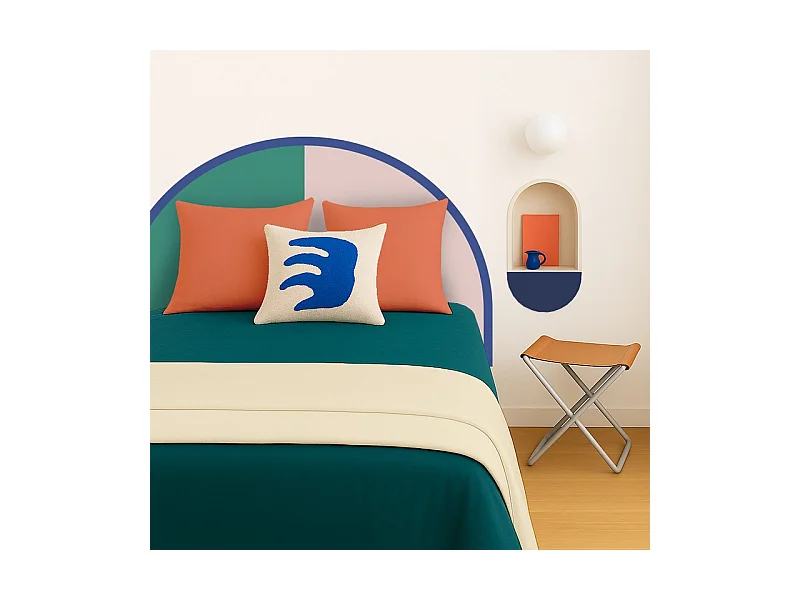 Tête de lit - Duo - intissé 225g/m² - pré-encollé - Rose - 110x140cm