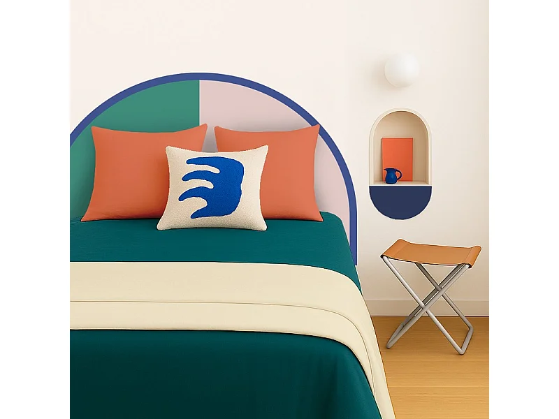 Tête de lit - Duo - intissé 225g/m² - pré-encollé - Rose - 110x140cm