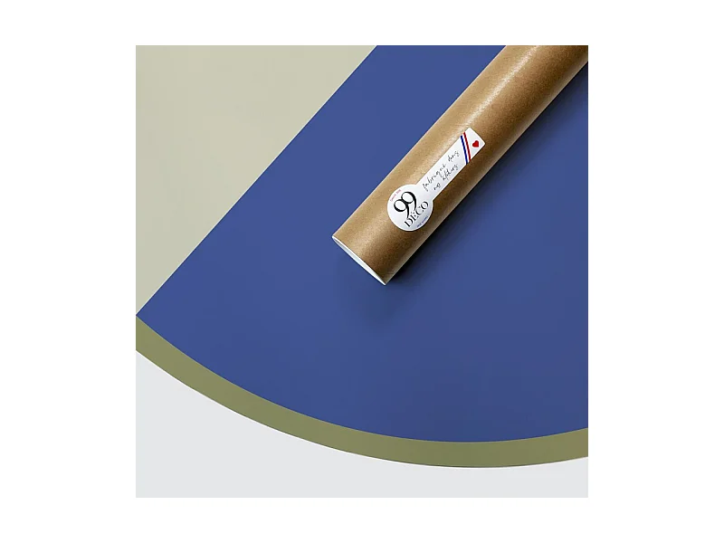 Tête de lit - Duo - intissé 225g/m² - pré-encollé - Bleu - 110x180cm