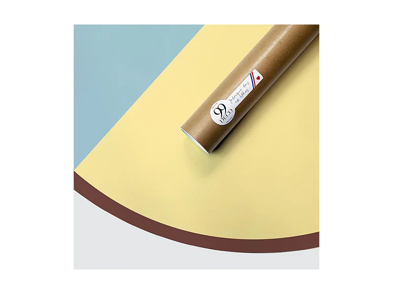 Tête de lit - Duo - intissé 225g/m² - pré-encollé - Jaune - 110x160cm