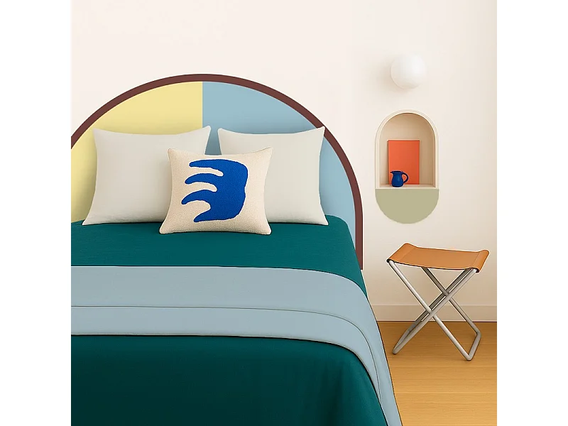 Tête de lit - Duo - intissé 225g/m² - pré-encollé - Jaune - 110x160cm