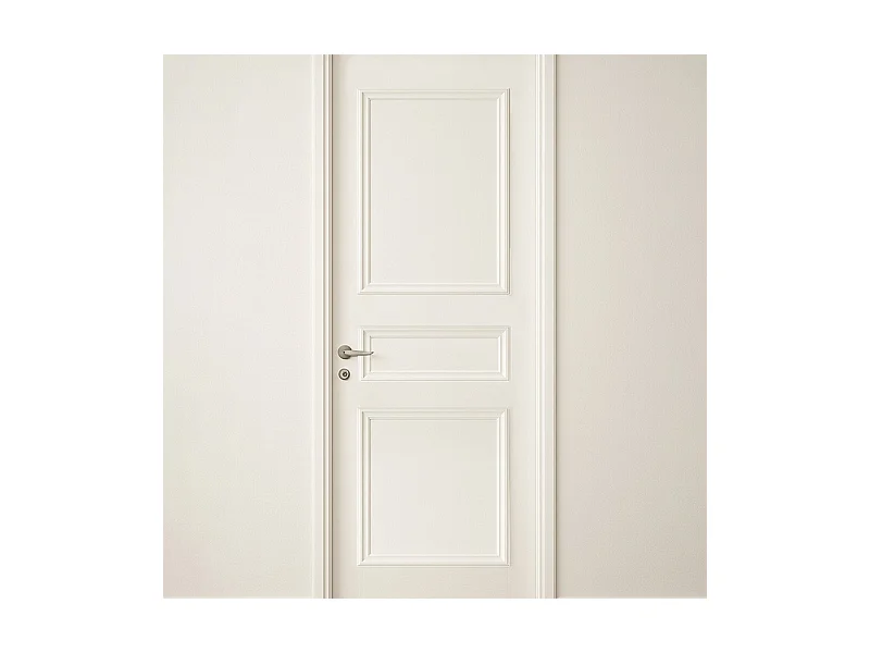 Lot de 2 kits pour moulures de porte en bois - à doucine - Prêt à coller et peindre