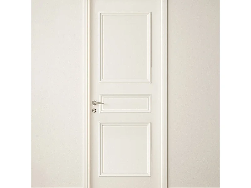 Lot de 2 kits pour moulures de porte en bois - à doucine - Prêt à coller et peindre