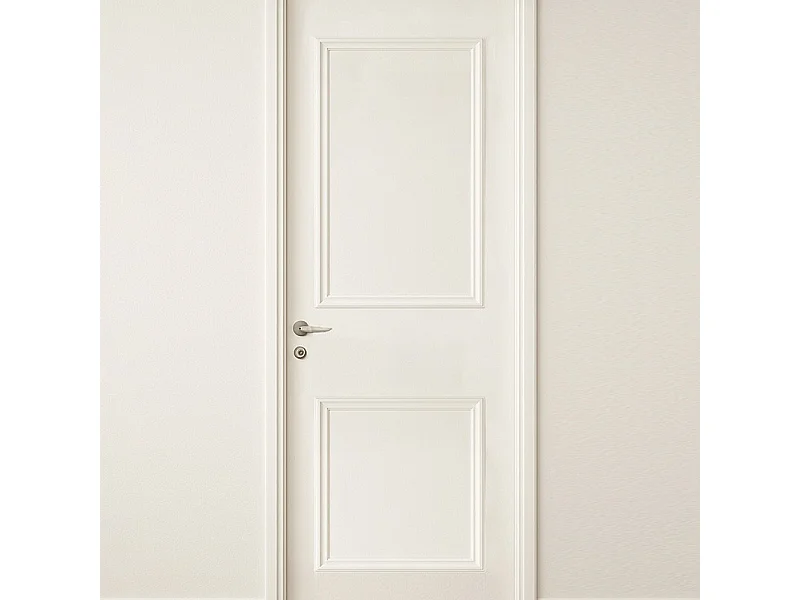 Lot de 2 kits pour moulures de porte en bois - à doucine - Prêt à coller et peindre