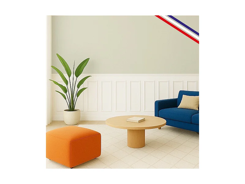 Kit de 10 moulures murales en bois Pin des Landes - Prêt à coller et peindre - Camille - 4 mètres