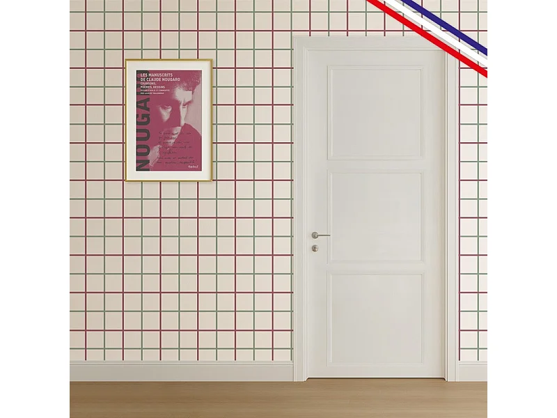 Lot de 2 kits pour moulures de porte en bois - 100% FSC - en tasseaux - Prêt à coller et peindre