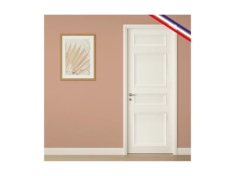 Lot de 2 kits pour moulures de porte en bois - à doucine - Prêt à coller et peindre