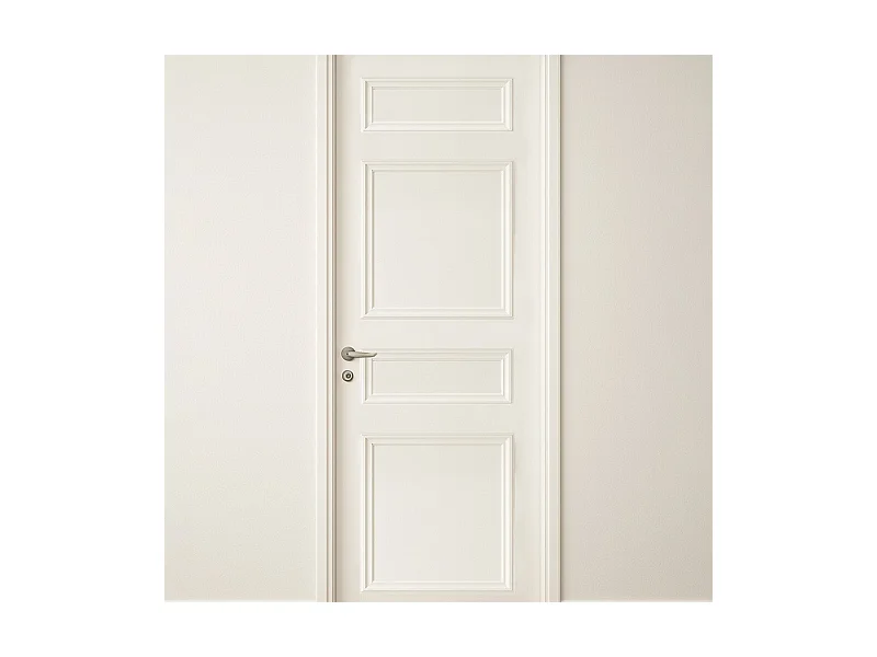 Lot de 2 kits pour moulures de porte en bois - à doucine - Prêt à coller et peindre