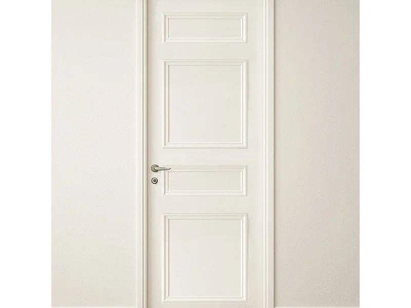 Lot de 2 kits pour moulures de porte en bois - à doucine - Prêt à coller et peindre