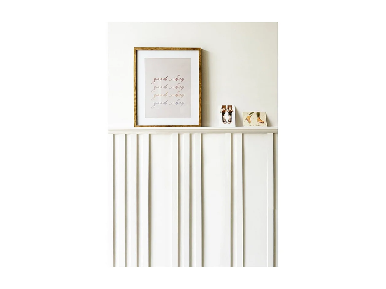 Kit de moulures murales pour étagère en bois - Pin Sylvestre abouté - Izia - Prêt à coller et peindre