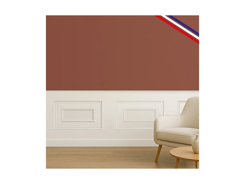 Kit de 3 moulures murales en bois Pin des Landes - Prêt à coller et peindre - Augustine - 4 mètres