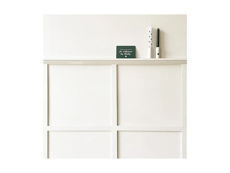 Kit de moulures murales pour étagère en bois - Pin Sylvestre abouté - Enora - Prêt à coller et peindre