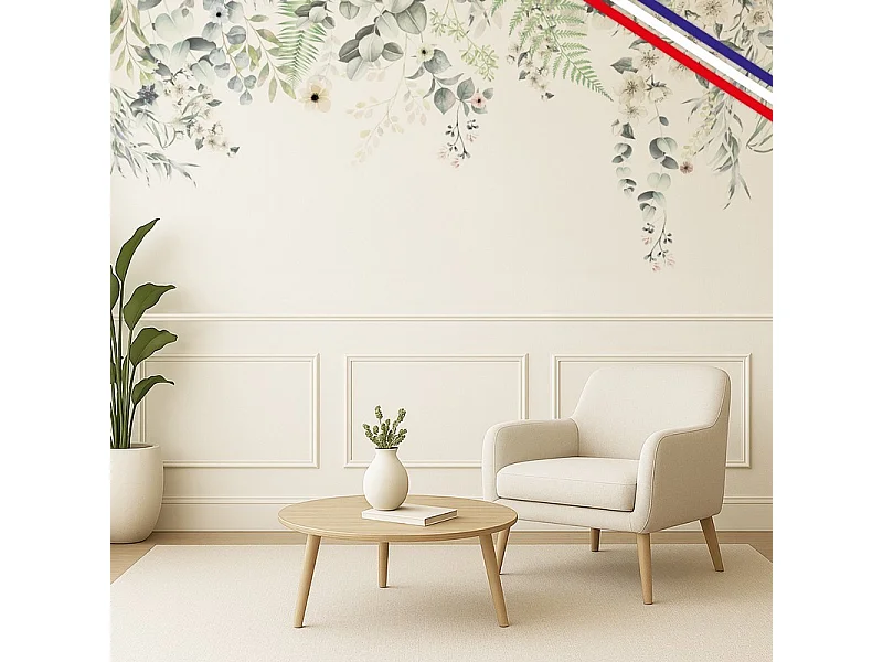 Kit de 3 moulures murales en bois Pin des Landes - Prêt à coller et peindre - Augustine - 4 mètres