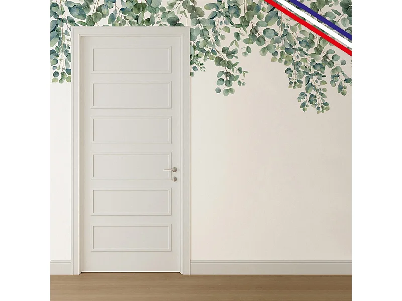 Lot de 2 kits pour moulures de porte en bois - 100% FSC - en tasseaux - Prêt à coller et peindre