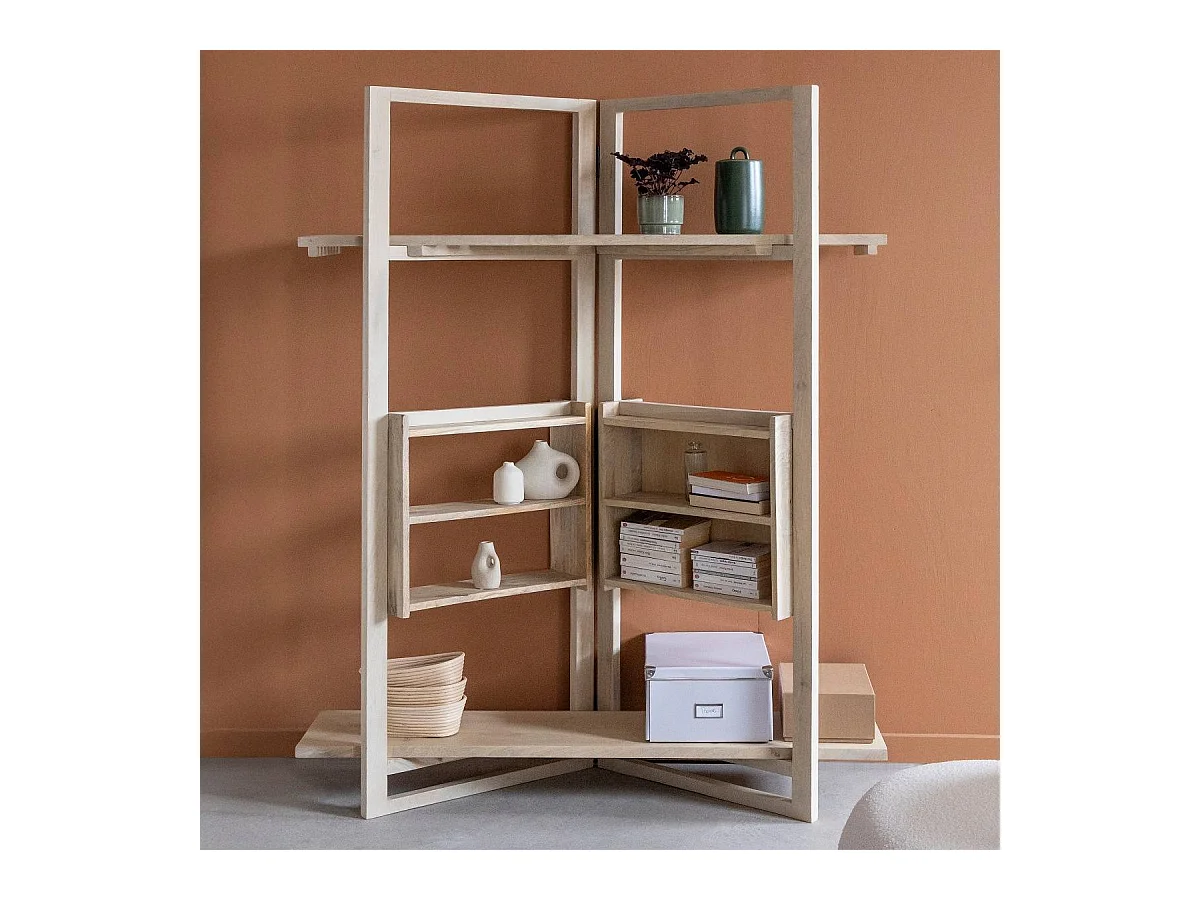 Etagère sur pieds en bois de manguier Tara