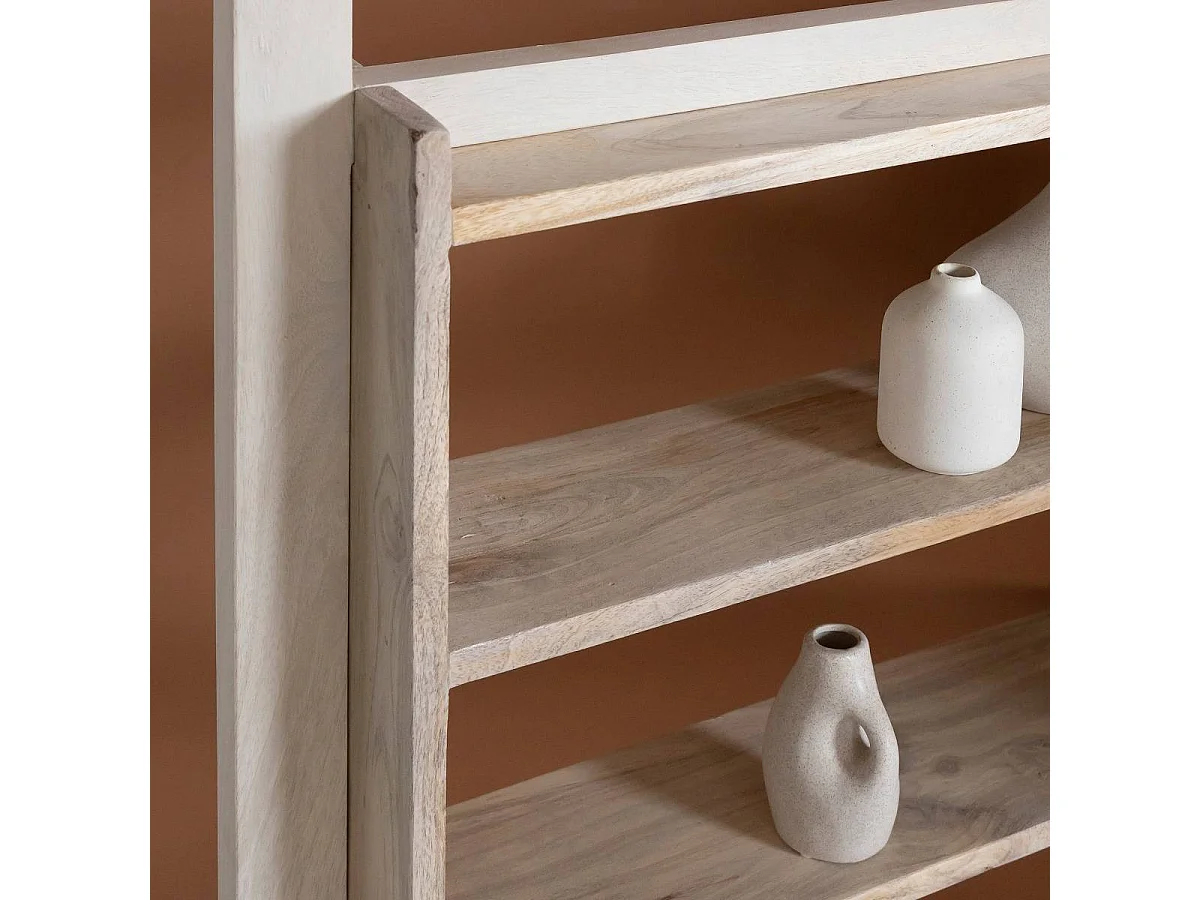 Estante independiente en madera de mango Tara