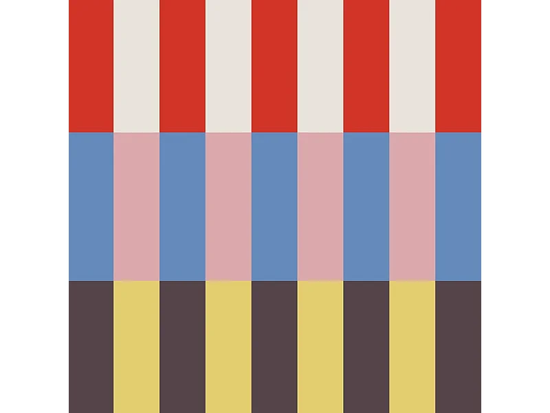 Tapis antidérapant - Rythmo - vinyle - int./ext. - Rouge - 50x200cm