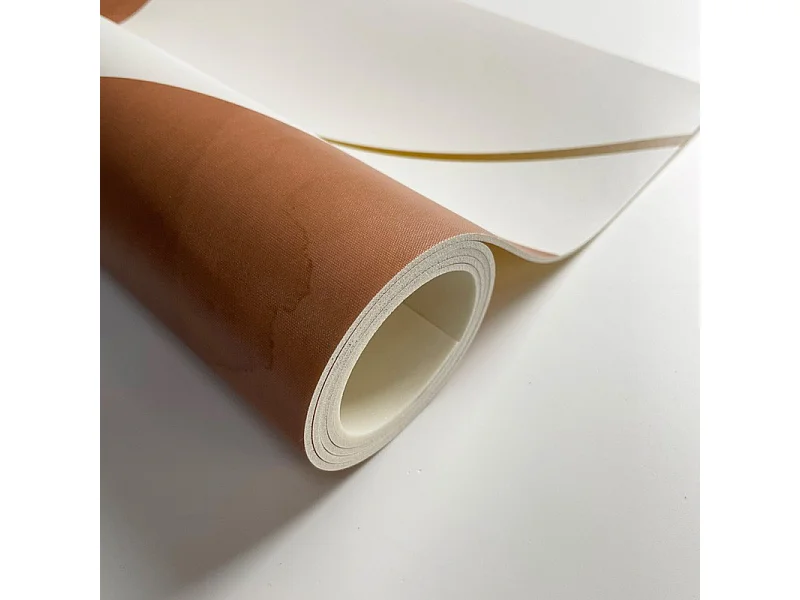 Tapis antidérapant - Organique - vinyle - int./ext. - Orange - 50x120cm