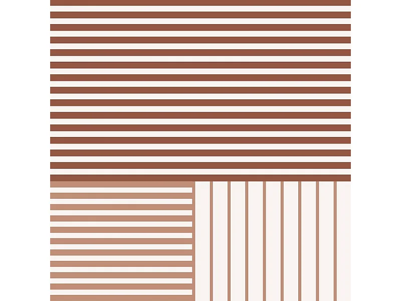 Tapis antidérapant - Géométrique - vinyle - int./ext. - Rouge - 120x200cm