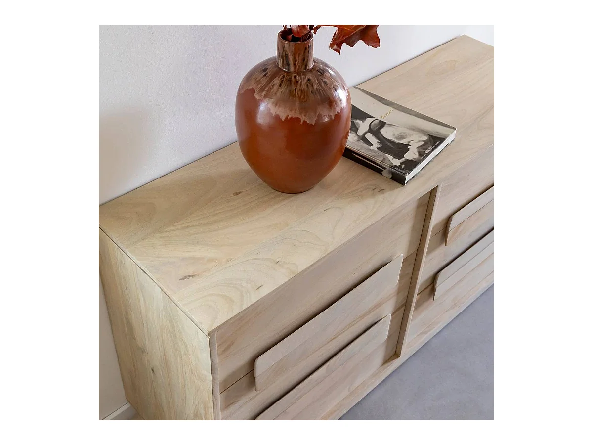 Cómoda en madera de mango Lioris
