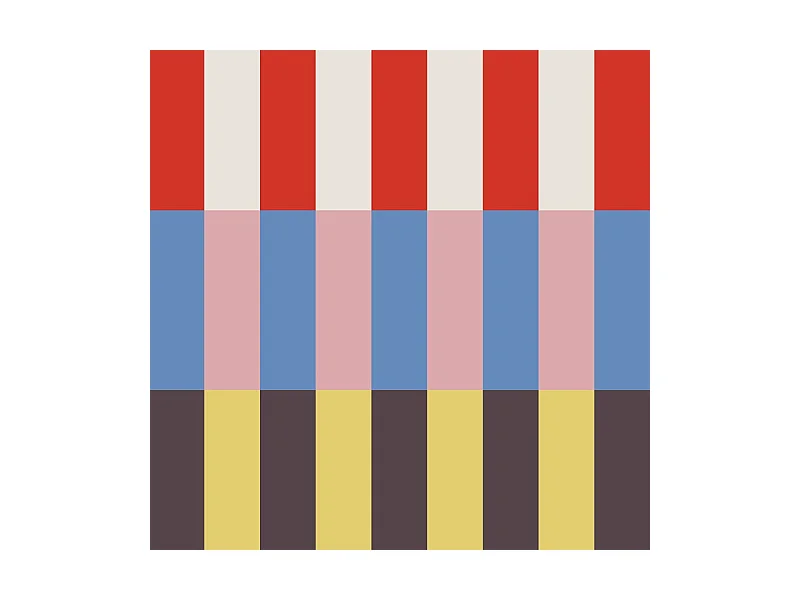 Tapis antidérapant - Rythmo - vinyle - int./ext. - Rouge - 120x200cm