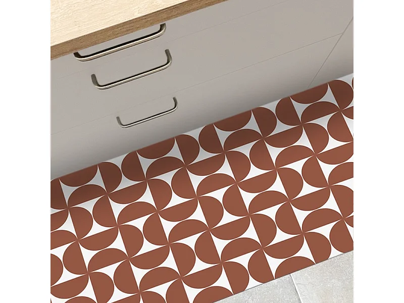 Tapis antidérapant - Equilibre - vinyle - int./ext. - Ocre - 50x120cm