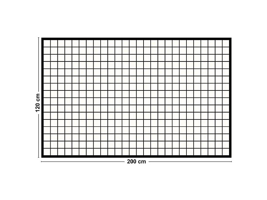 Tapis antidérapant - Brest - vinyle - int./ext. - Noir - 120x200cm