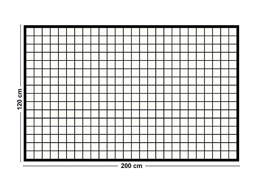 Tapis antidérapant - Brest - vinyle - int./ext. - Noir - 120x200cm