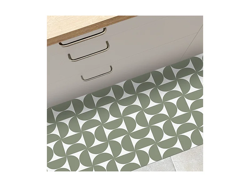 Tapis antidérapant - Equilibre - vinyle - int./ext. - Vert - 120x200cm