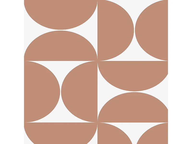 Tapis antidérapant - Equilibre - vinyle - int./ext. - Terracotta - 50x200cm