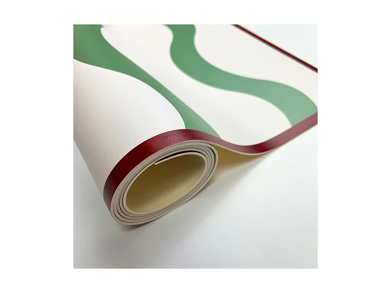 Tapis antidérapant - Rivela - vinyle - int./ext. - Vert - 120x200cm