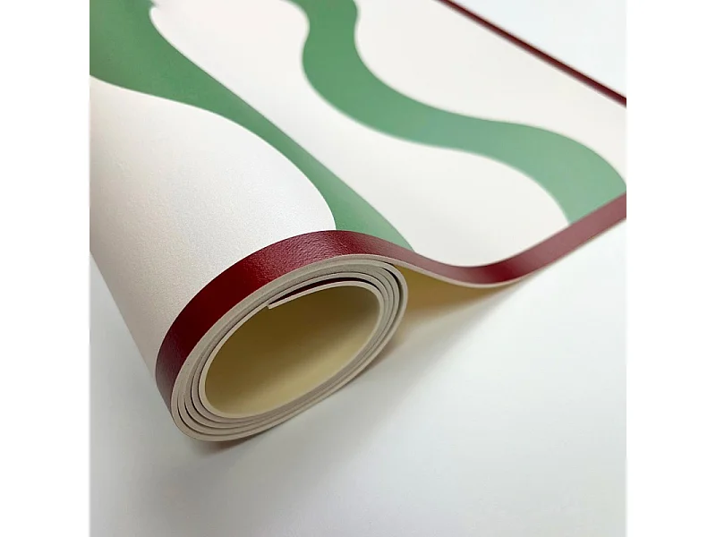 Tapis antidérapant - Rivela - vinyle - int./ext. - Vert - 50x120cm