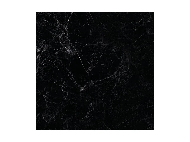 Crédence cuisine adhésive en aluminium effet marbre noir 240x45 cm (en 2 bandeaux)