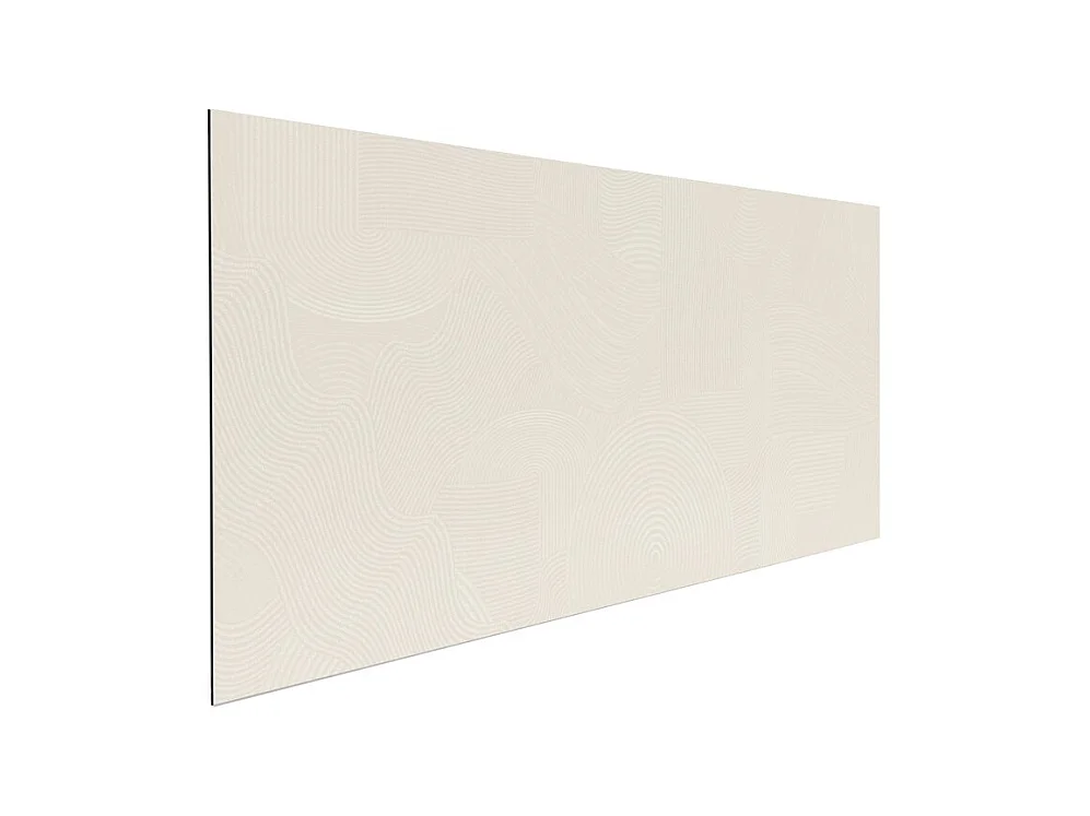 Crédence cuisine adhésive en aluminium motif sable beige 240x45 cm (en 2 bandeaux)