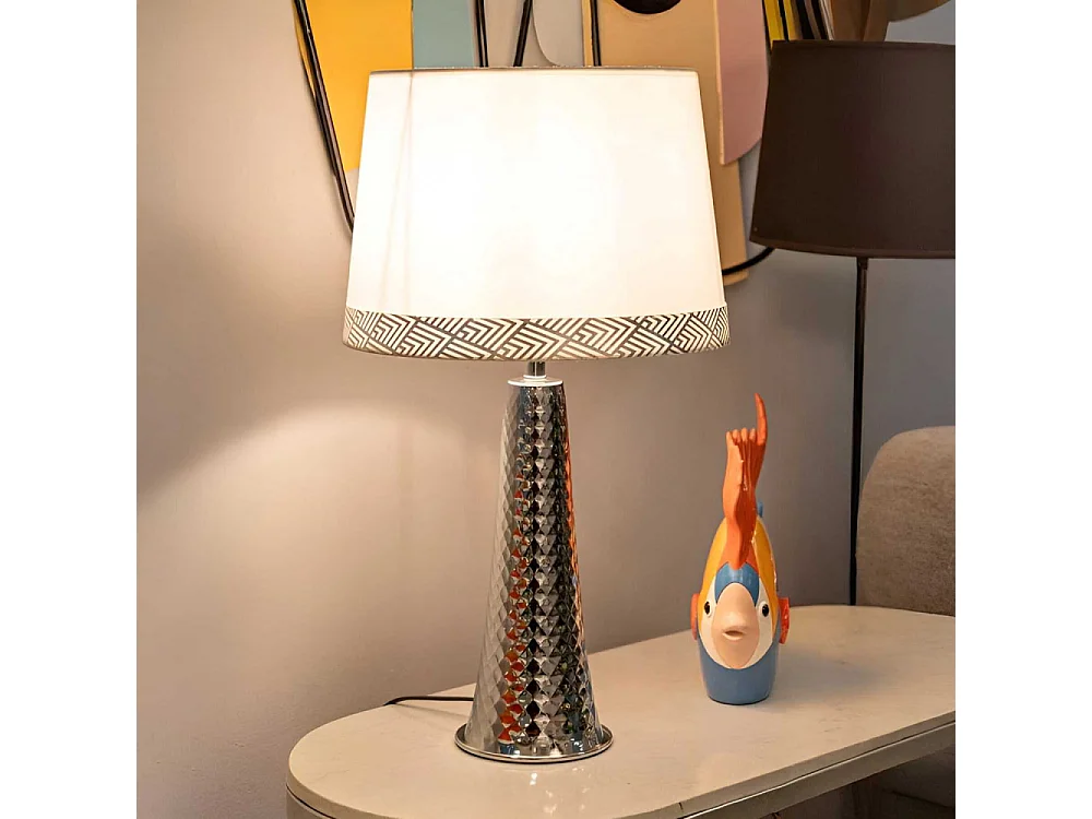 Lampe de table en métal Tower 30 x 54 cm