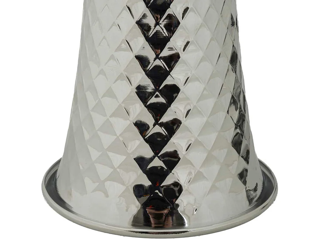 Lampe à Poser Design "Tower" 54cm Argent