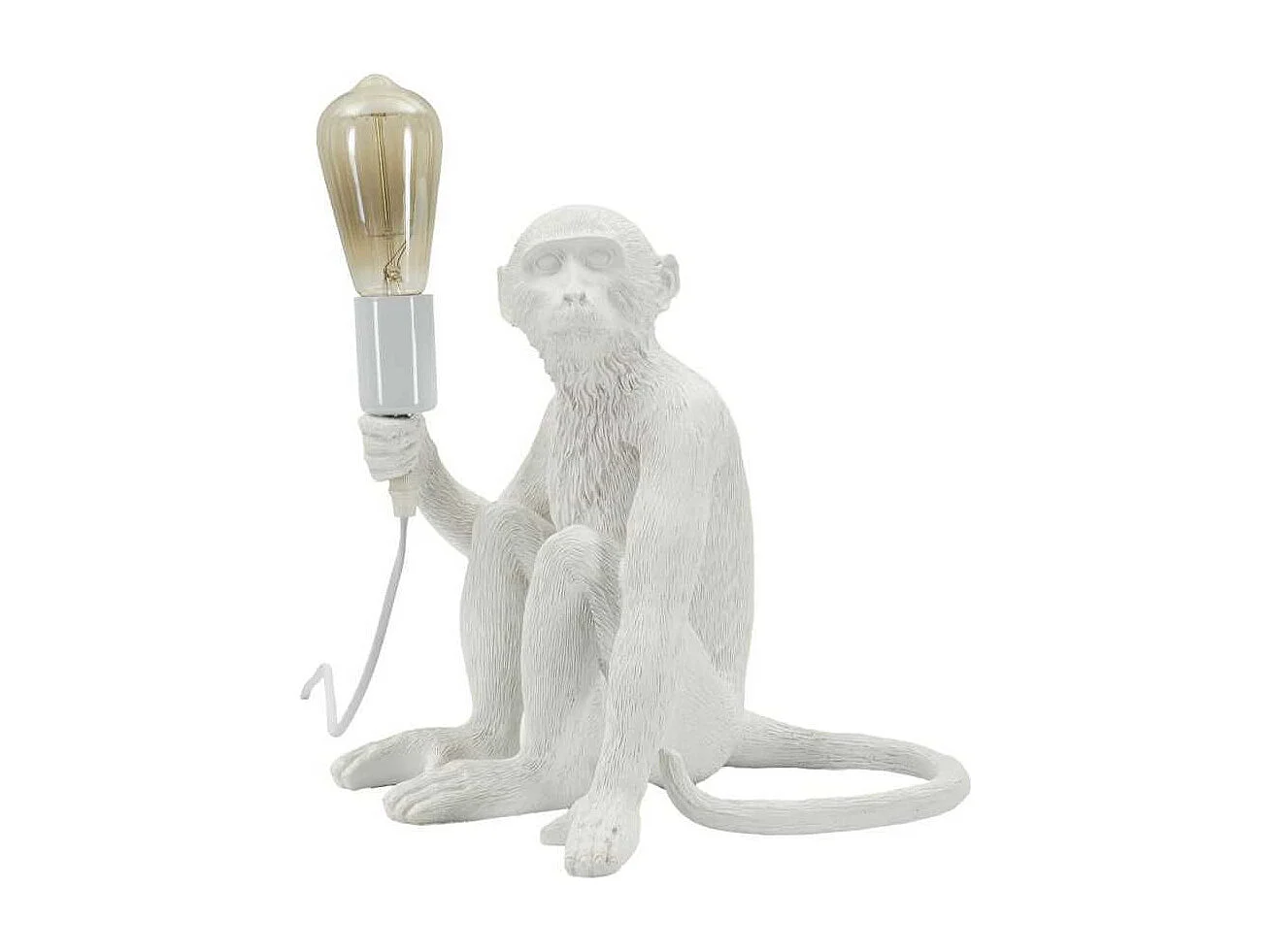 Lampe à poser en polyrésine Monkey 33 x 33 x 32 cm