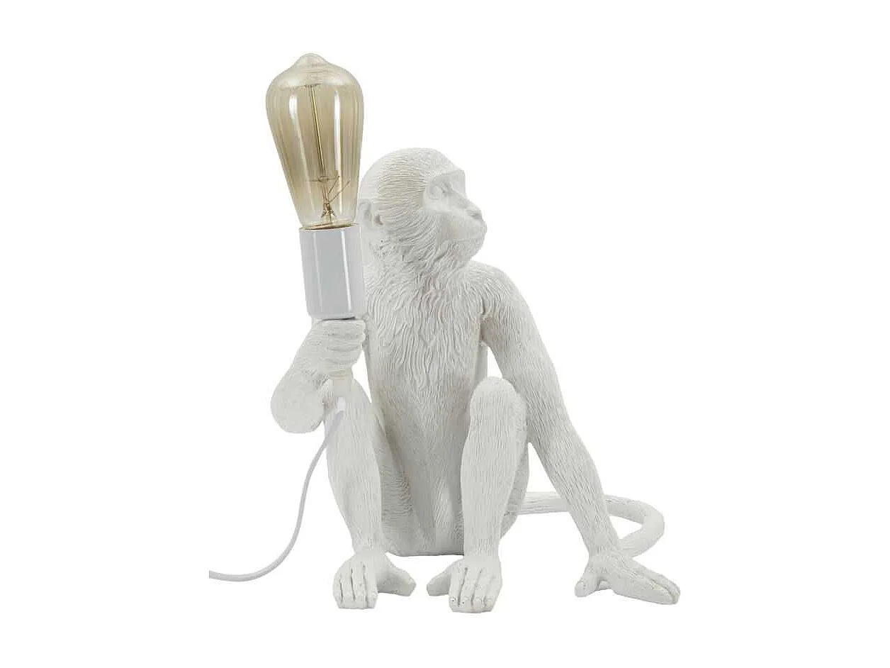 Lampe à poser en polyrésine Monkey 33 x 33 x 32 cm