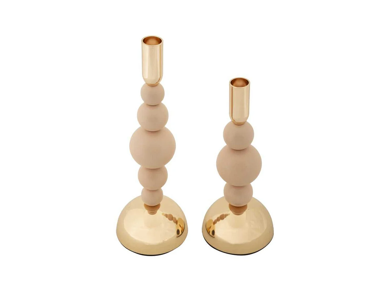 Bougeoir en métal Holder (Lot de 2)