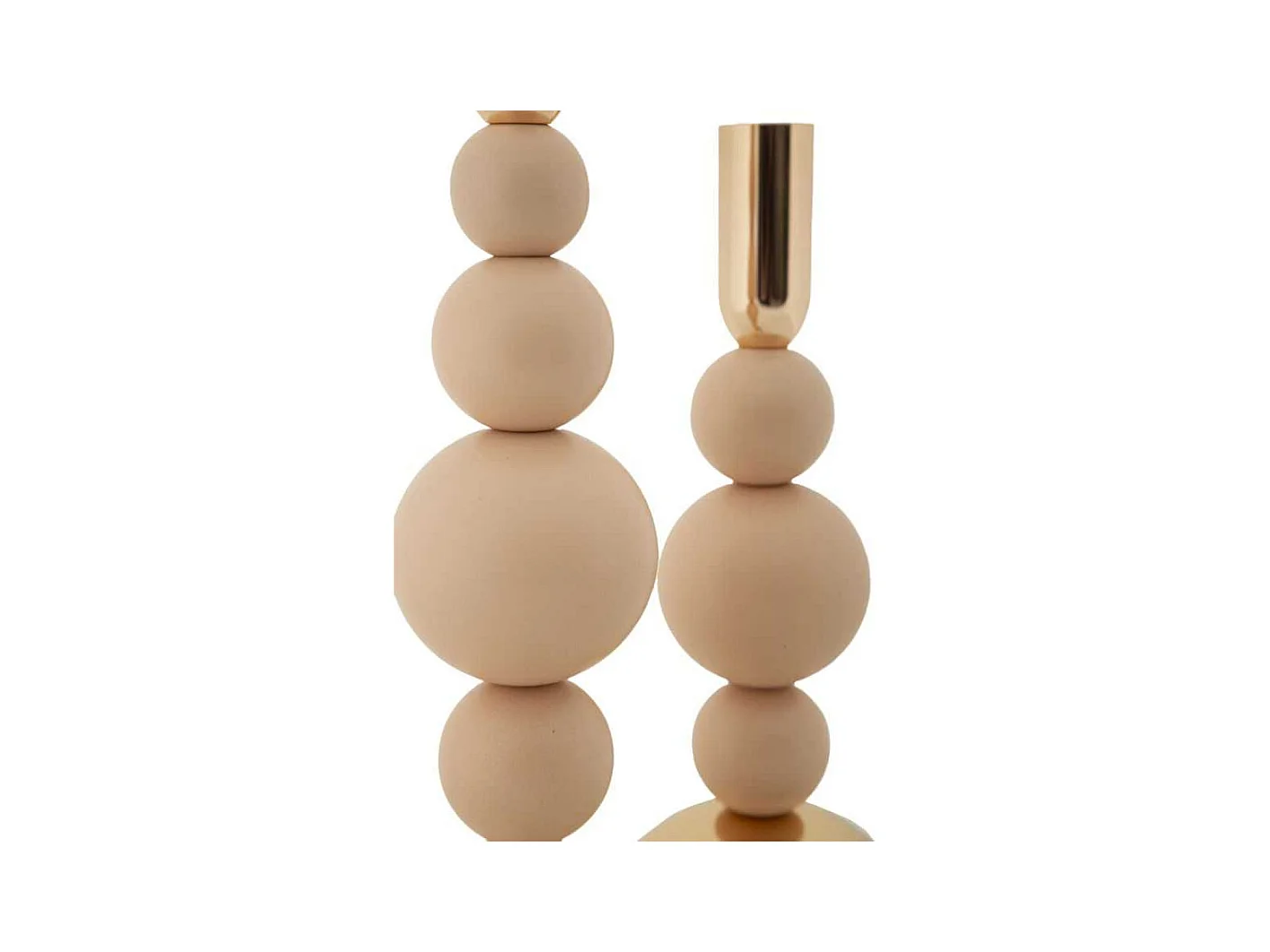 Bougeoir en métal Holder (Lot de 2)